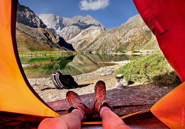 Stunning photos from Oleg Gligoryev's collection "Morning Views From The Tent"
