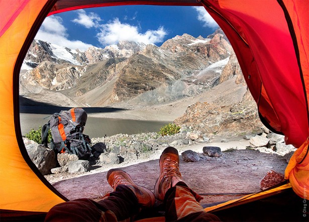 Stunning photos from Oleg Gligoryev's collection "Morning Views From The Tent"