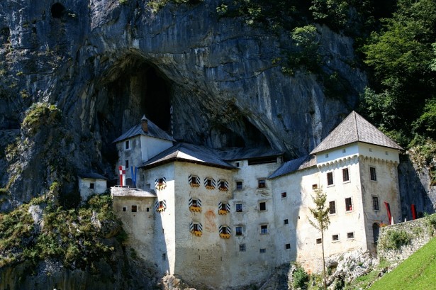 Predjama castle in Slovenia