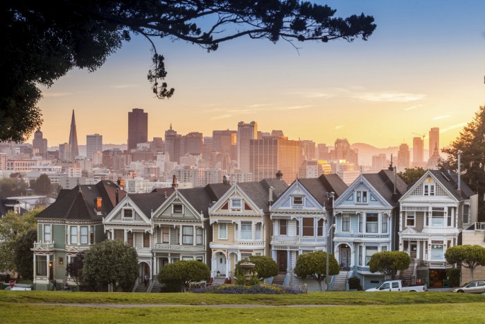 The picture of San Francisco, which is one of America's coolest cities.