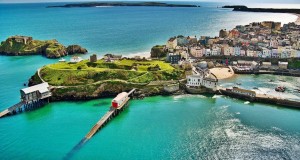 Tenby in Wales is one of the beautiful small towns in the world.
