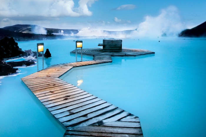 The Blue Lagoon geothermal spa is one of the most popular tourist attractions in Iceland.