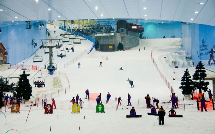 Ski Dubai resort is one of the most unusual sports venues in the world.