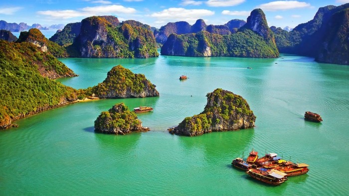 Ha Long Bay is one of the most beautiful places to visit in Vietnam.