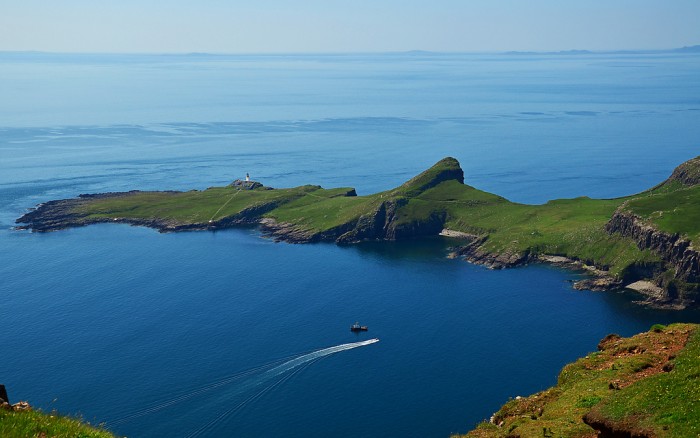 Neist Point in the Isle of Skue is one of top 15 Scotland tourist attractions.