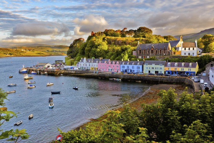 Portree in the Isle of Skye is one of top 15 Scotland tourist attractions.