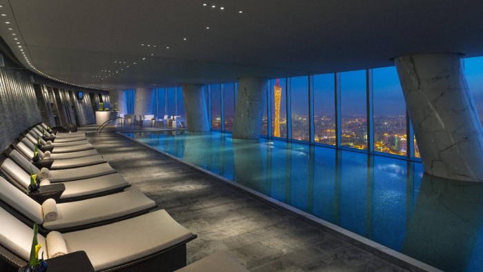 Four Seasons Hotel in Guangzhou is one of the most unusual hotels in China.