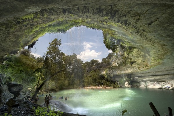 Hamilton pool in Texas is one of the best swimming holes in America.