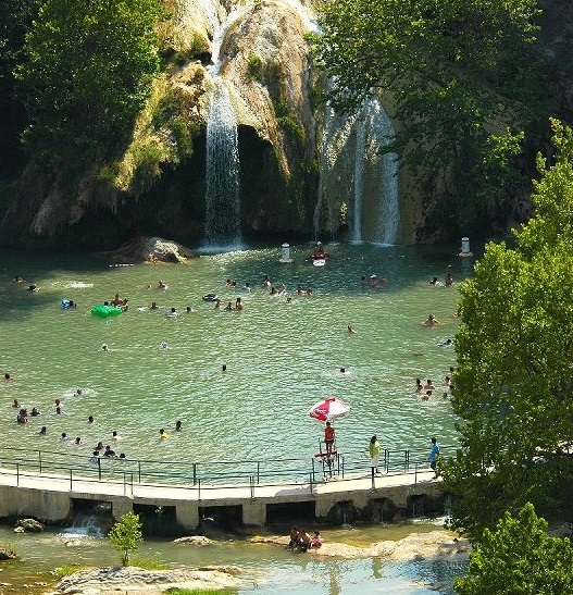 Turner Falls in Oklahoma is one of the best swimming holes in America.   