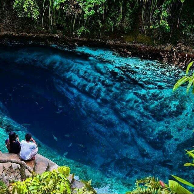 One of the most magical places on the planet is the Enchanted River in the Philippines.