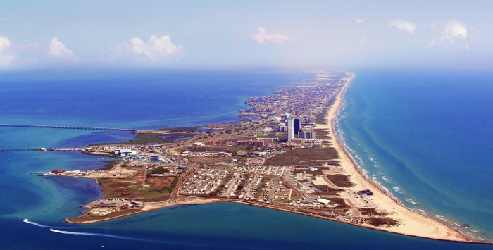 South Padre island in Texas is one of the top 7 amazing surf spots in the world.